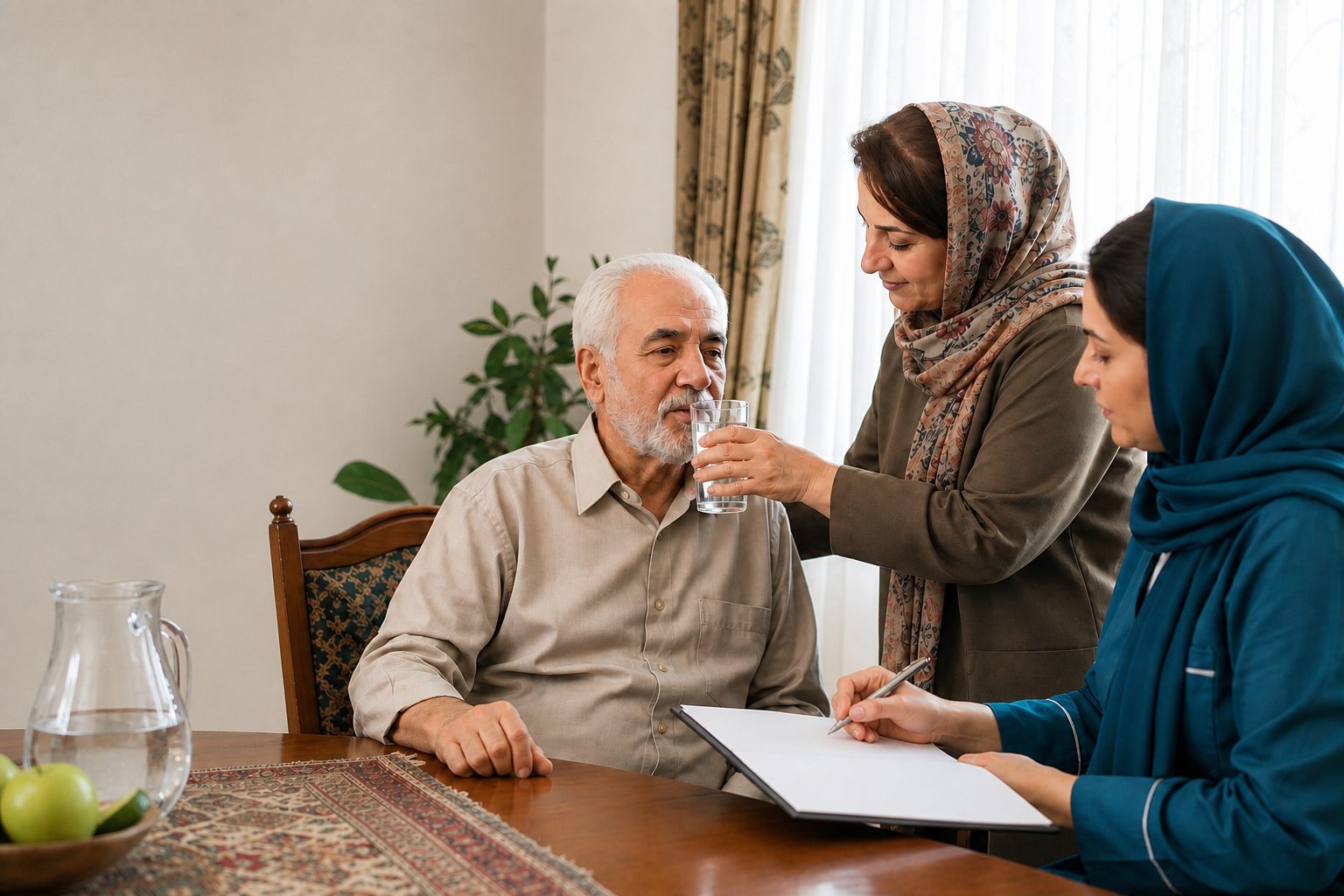کم‌آبی بدن در سالمندان؛ علائم، پیشگیری و زمان مراجعه