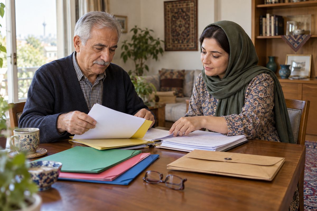 مرتبکردن مدارک پزشکی بیمار در منزل؛ راهنمای پوشهبندی