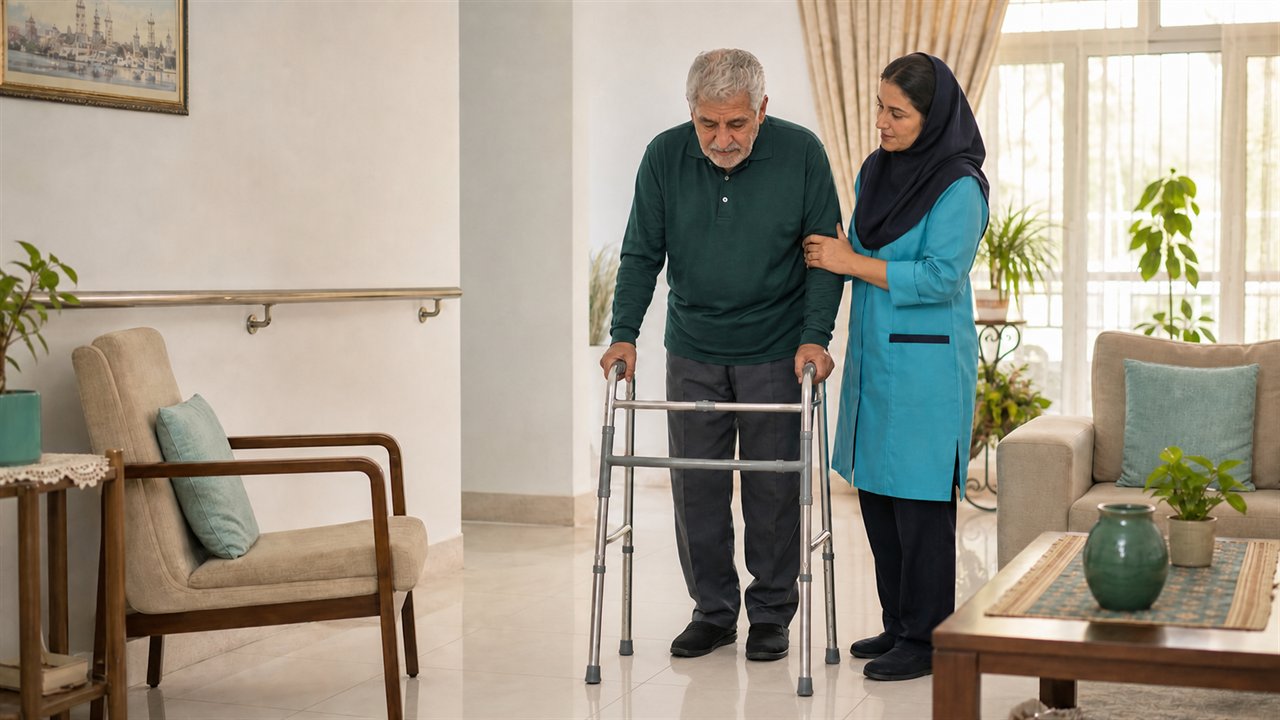 مراقبت از بیمار پارکینسون در منزل مشهد؛ راهنمای خانواده