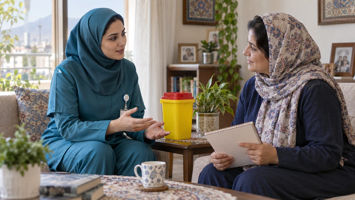 دفع ایمن سرسوزن در منزل؛ چکلیست خانواده و مراقب