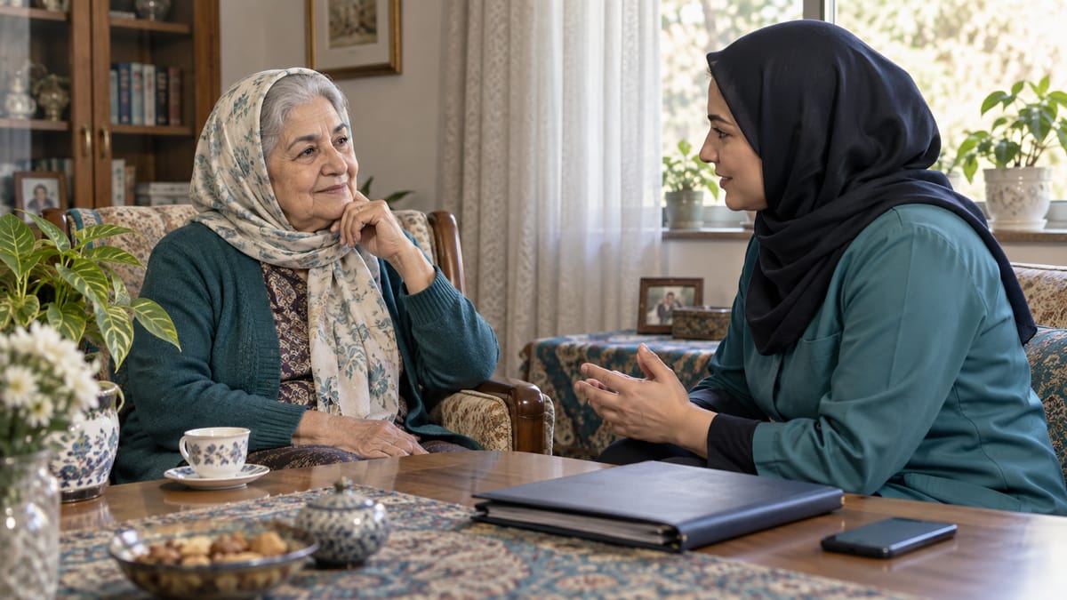 حریم خصوصی سالمند در منزل؛ چکلیست خانواده و مراقب