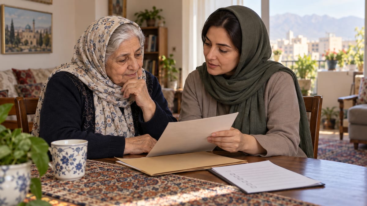آمادگی سالمند برای آزمایش خون؛ چک‌لیست خانواده