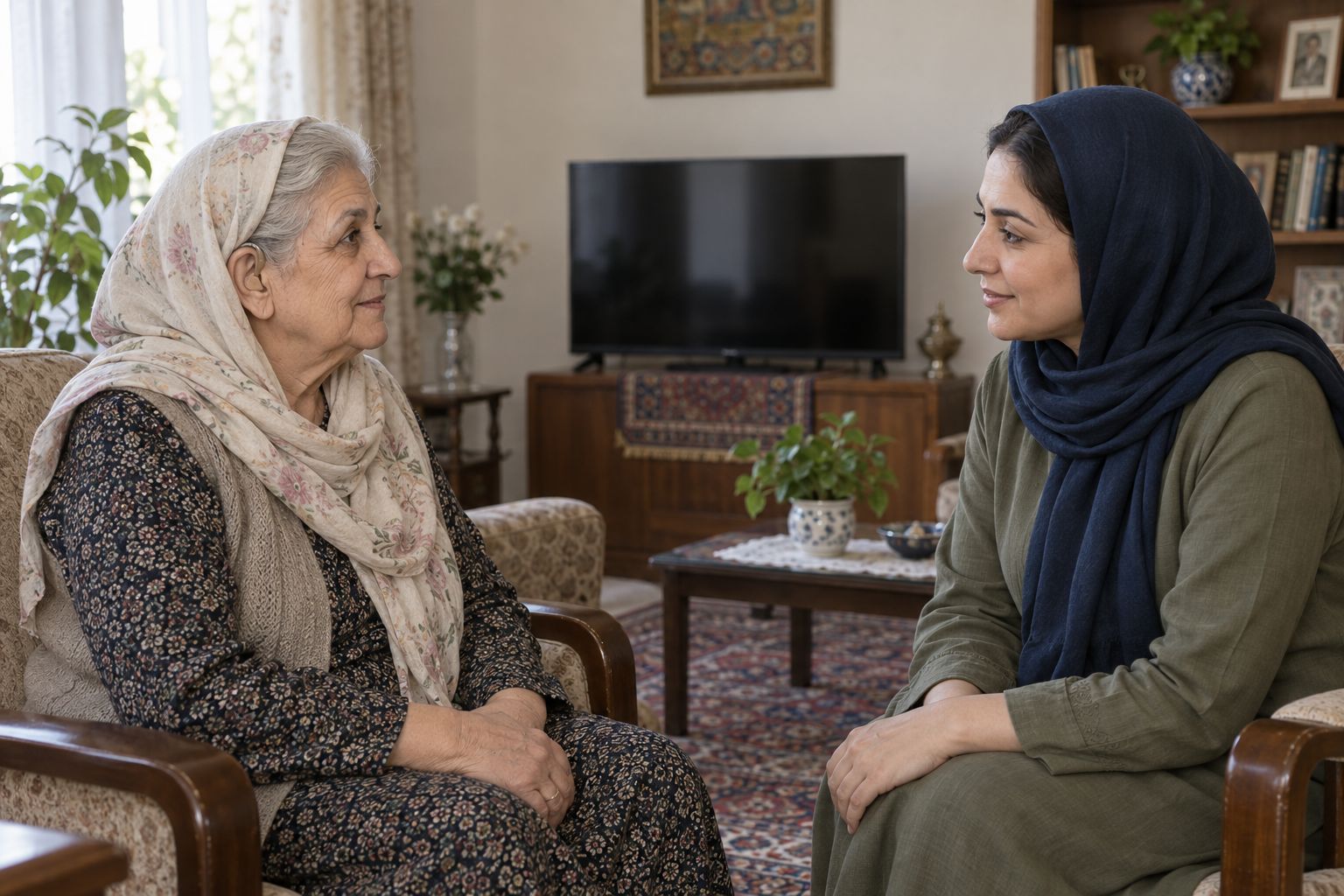 گفت‌وگو با سالمند کم‌شنوا در منزل؛ راهنمای خانواده