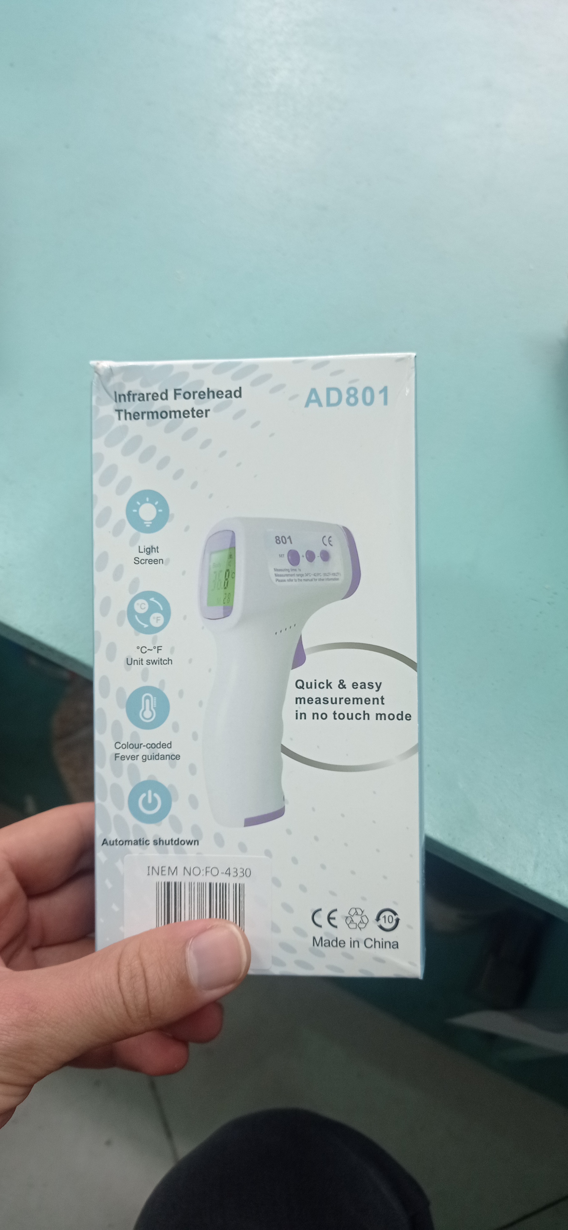 تب سنج لیزری برند AD801، تصویر ۱